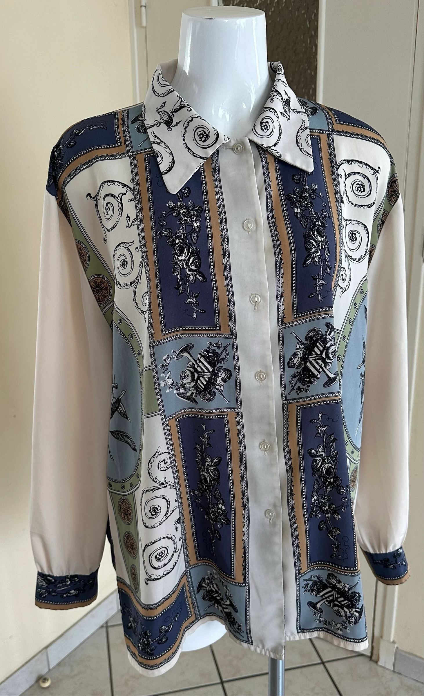 Magnifique Chemise Femme Manches Longues – Élégante & Fluide – État Irréprochable – photo 7